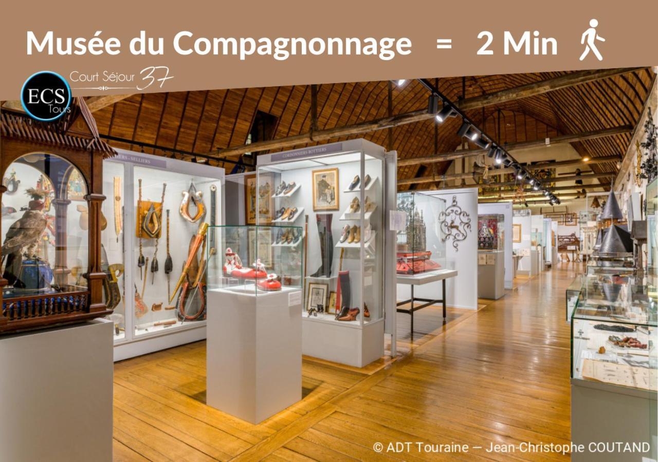 Le Constantine - Quartier Historique - Charme & Ancien Apartment Tours Bagian luar foto